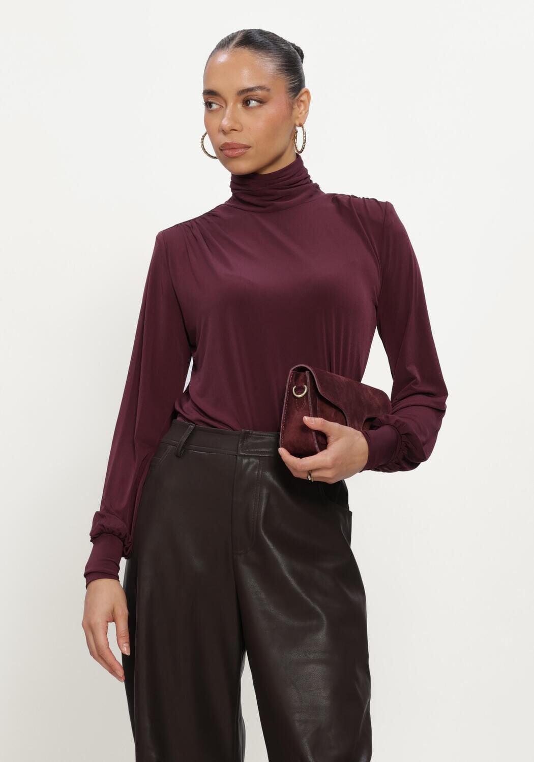 NOTRE-V Dames Tops & T-shirts Nv-iselien Bordeaux