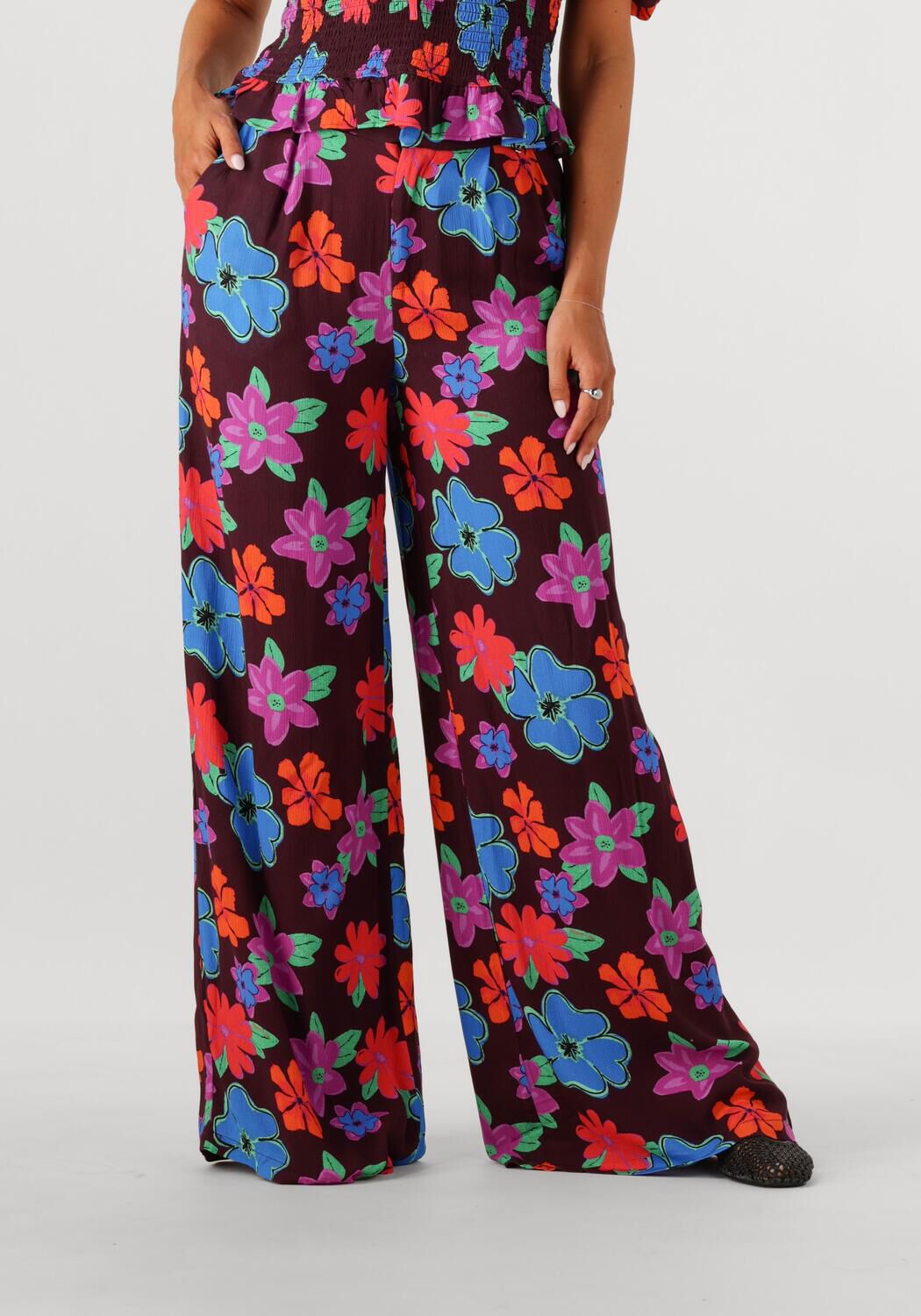 HARPER & YVE wide leg high waist broek multi
