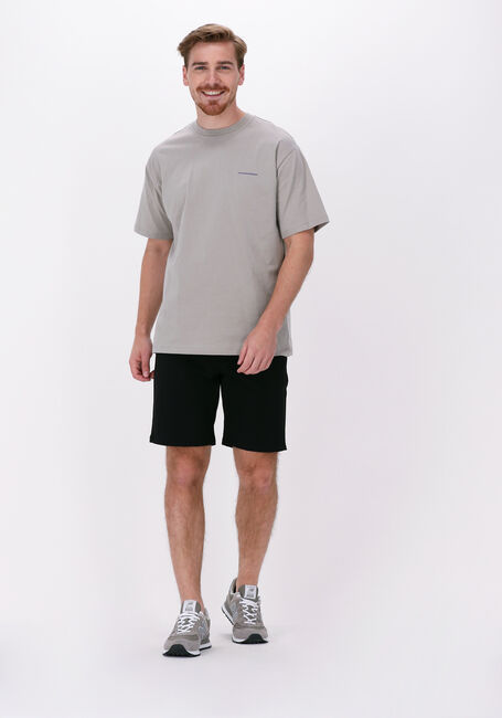 Lichtgrijze WOODBIRD T-shirt STAIN BACK TEE - large