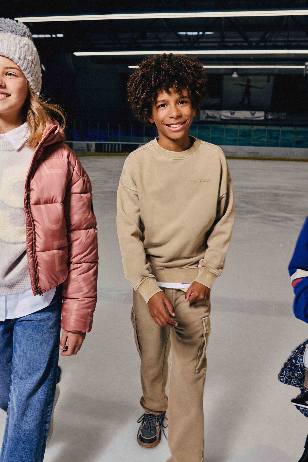 Beige RETOUR Sweater PETER - large