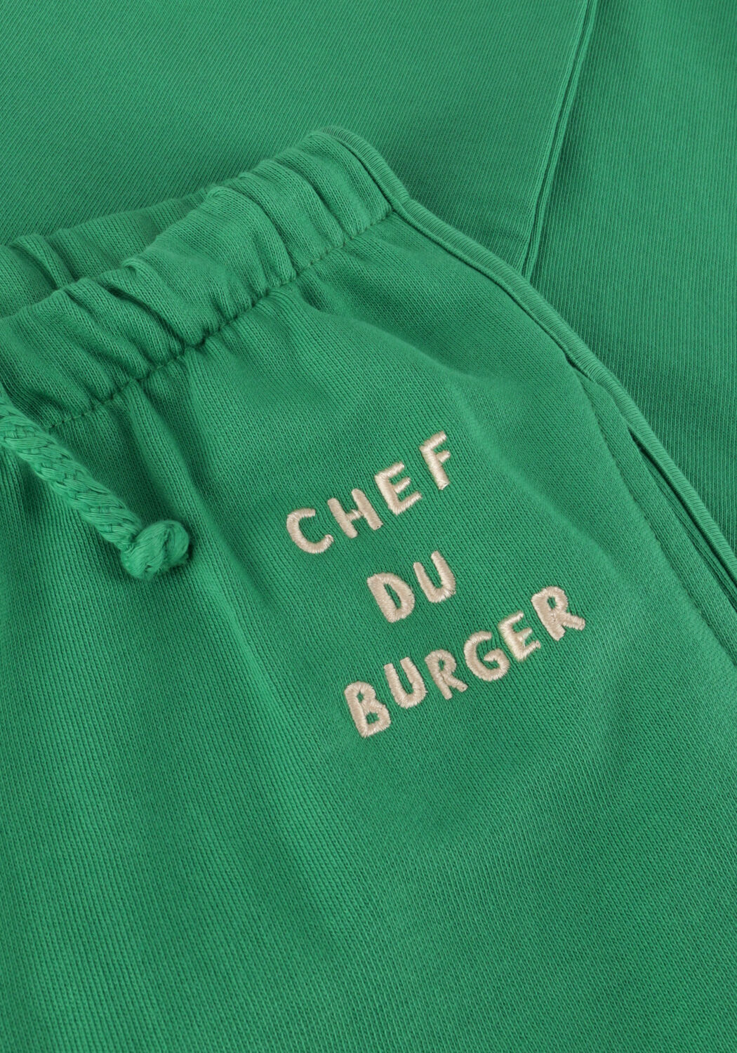 Sproet & Sprout Jongens Broeken Sweat Pants Chef Du Burger Groen