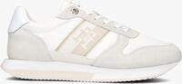 Witte TOMMY HILFIGER Lage sneakers RUNNER WITH TH WEBBING - medium