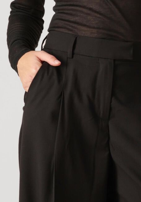 Zwarte MSCH COPENHAGEN Wijde broek MSCHMACHELLA HW PANTS - large