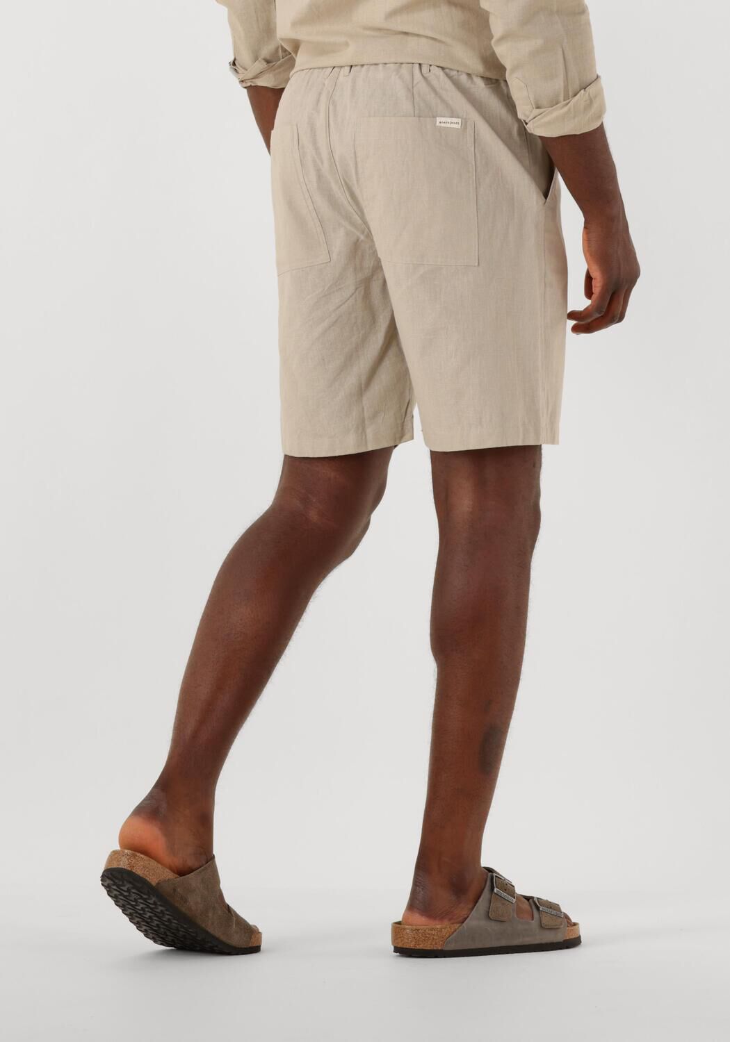ANERKJENDT Heren Broeken Aklt James Cot linen Ela Shorts Zand