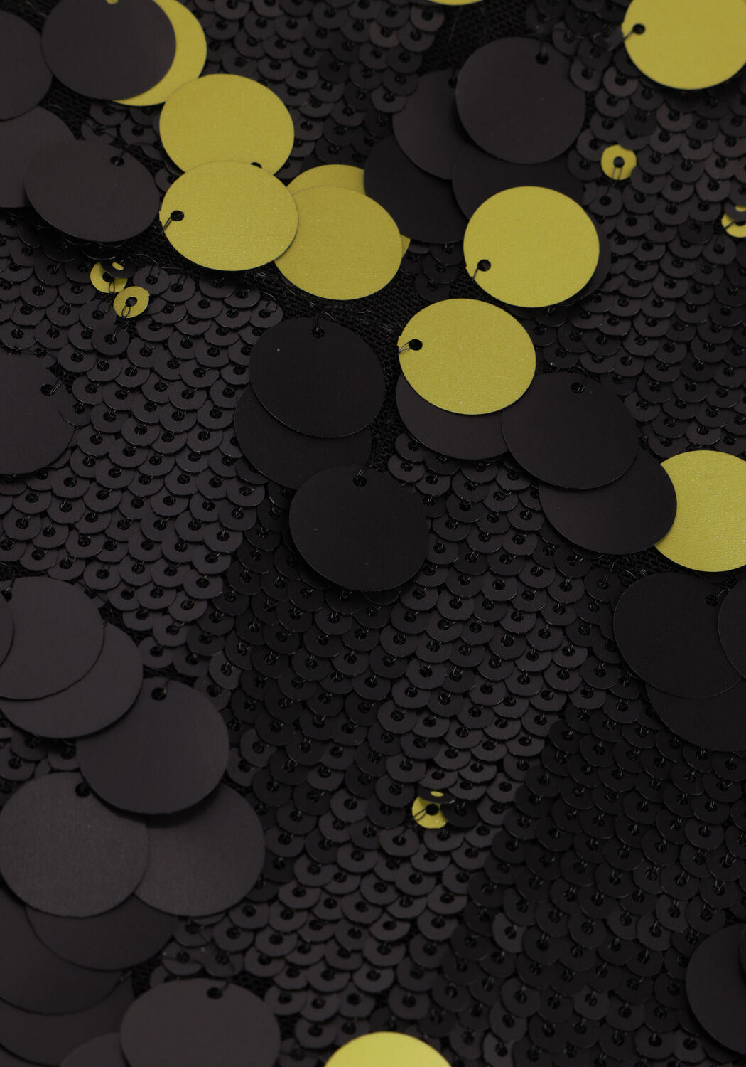 Zwarte COLOURFUL REBEL Minirok JILLY SEQUINS SKIRT - large