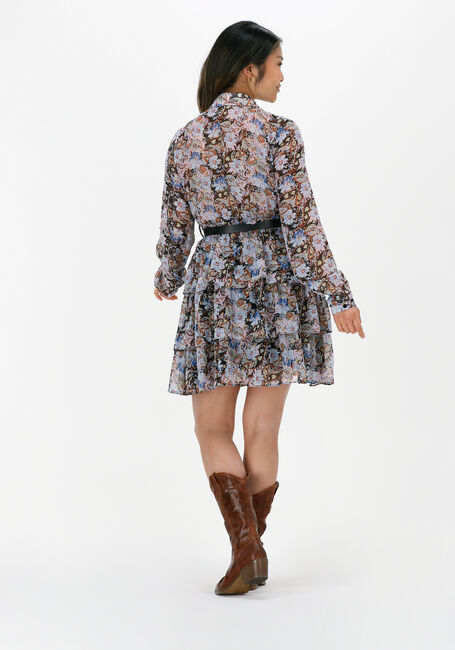 restaurant Grootte Illusie Multi COLOURFUL REBEL Mini jurk KIMI PAISLEY FLORAL MIXED MINI BELTED RUFFLE  DRESS | Omoda