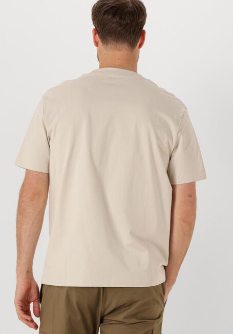 Beige CALVIN KLEIN T-shirt CK APPLIQUE TEE - large