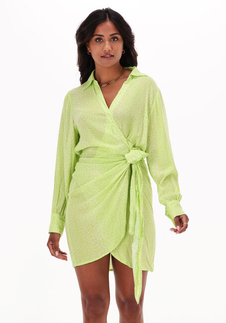 Lime REFINED jurk MALU | Omoda