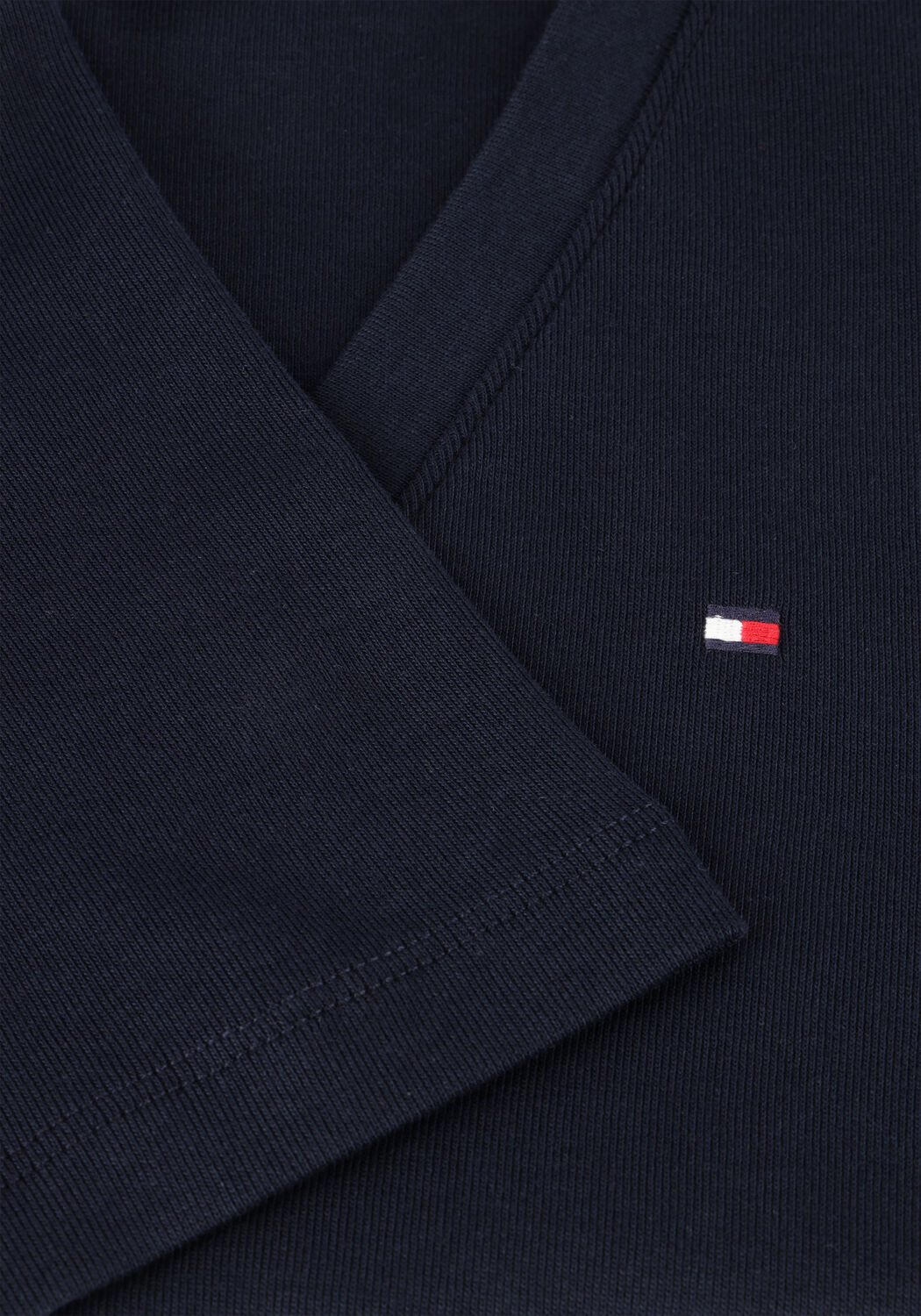 Donkerblauwe TOMMY HILFIGER T-shirt NEW SLIM CODY V-NK SS - large