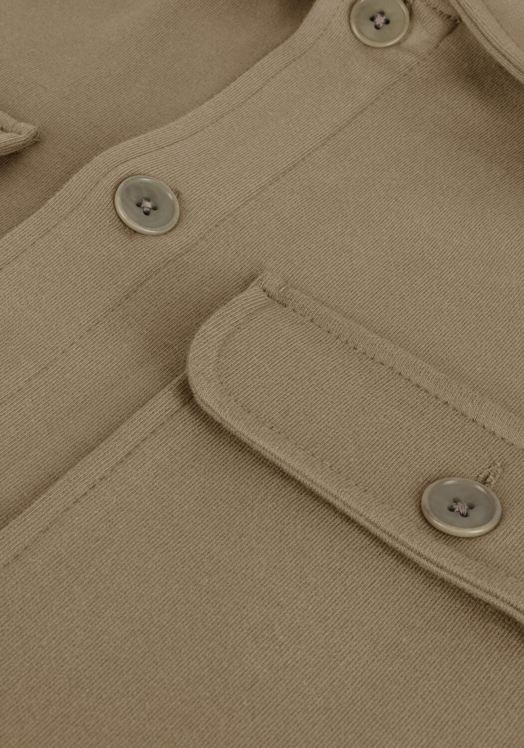 Olijf SELECTED MEN Overshirt SLHFENLEY LS JERSEY OVERSHIRT - large