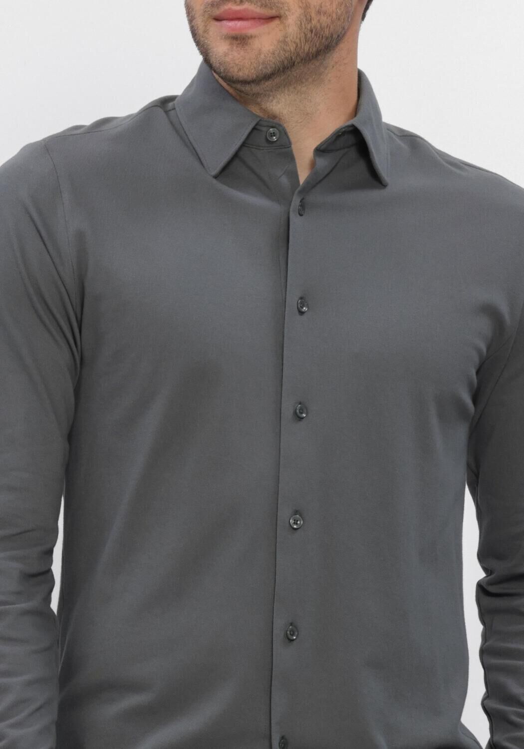 Donkergrijze DSTREZZED Casual overhemd DS_BLAZE SHIRT - large