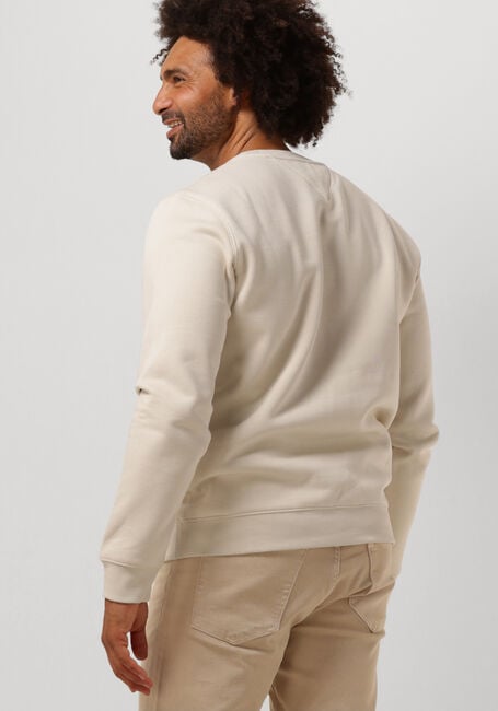Beige TOMMY JEANS Sweater TJM REGULAR FLEECE C NECK - large