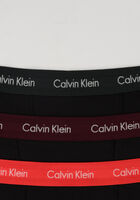 Zwarte CALVIN KLEIN UNDERWEAR Boxershorts 3-PACK TRUNKS - medium