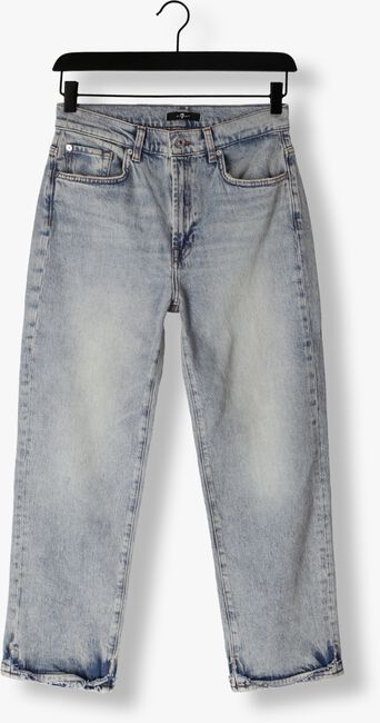 Lichtblauwe 7 FOR ALL MANKIND Bootcut jeans LOGAN STOVEPIPE FROST WITH FOLD UP HEM - large