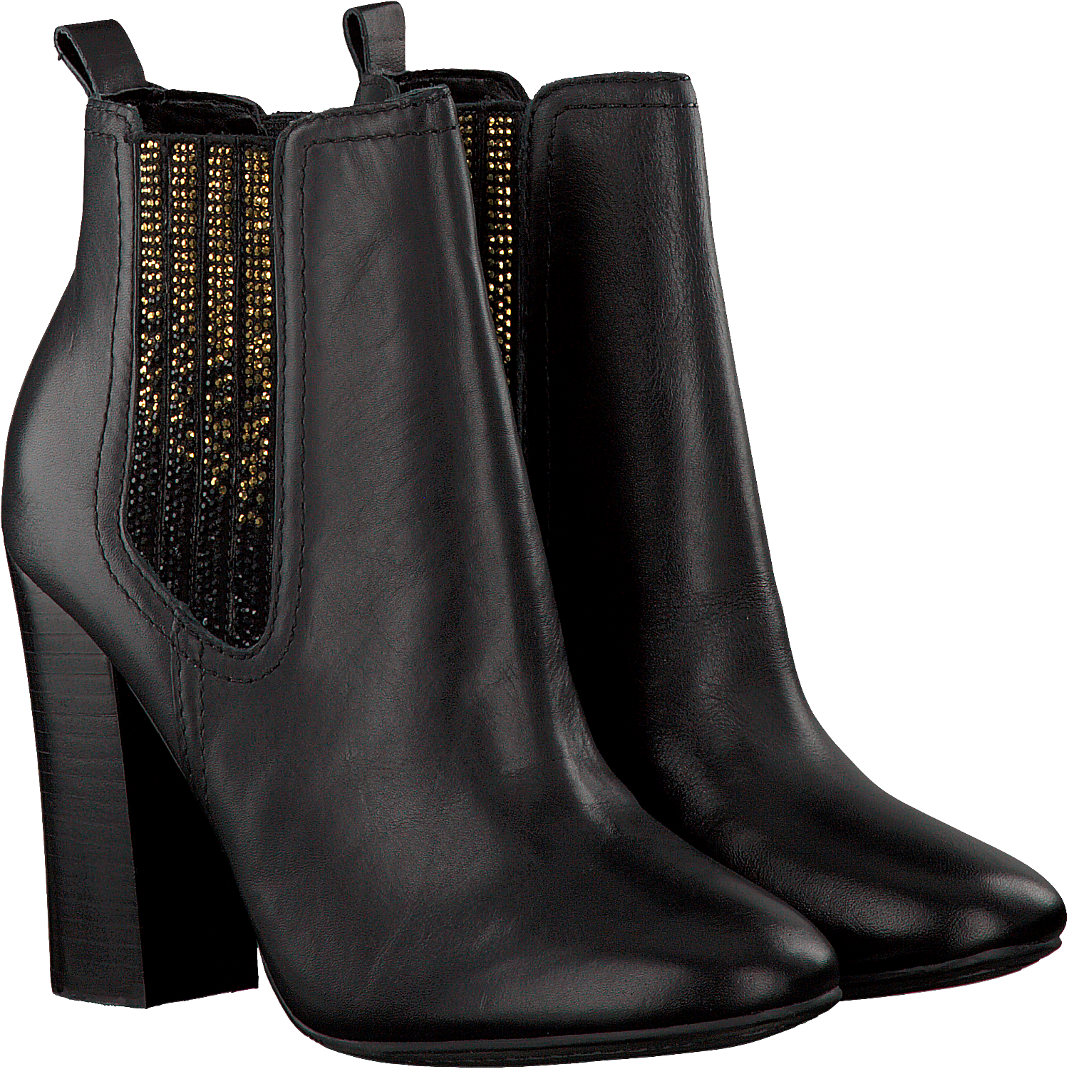 Zwarte GUESS Enkellaarsjes FLLUN3 LEA10 | Omoda Zwarte GUESS Enkellaarsjes BYRNE | Omoda