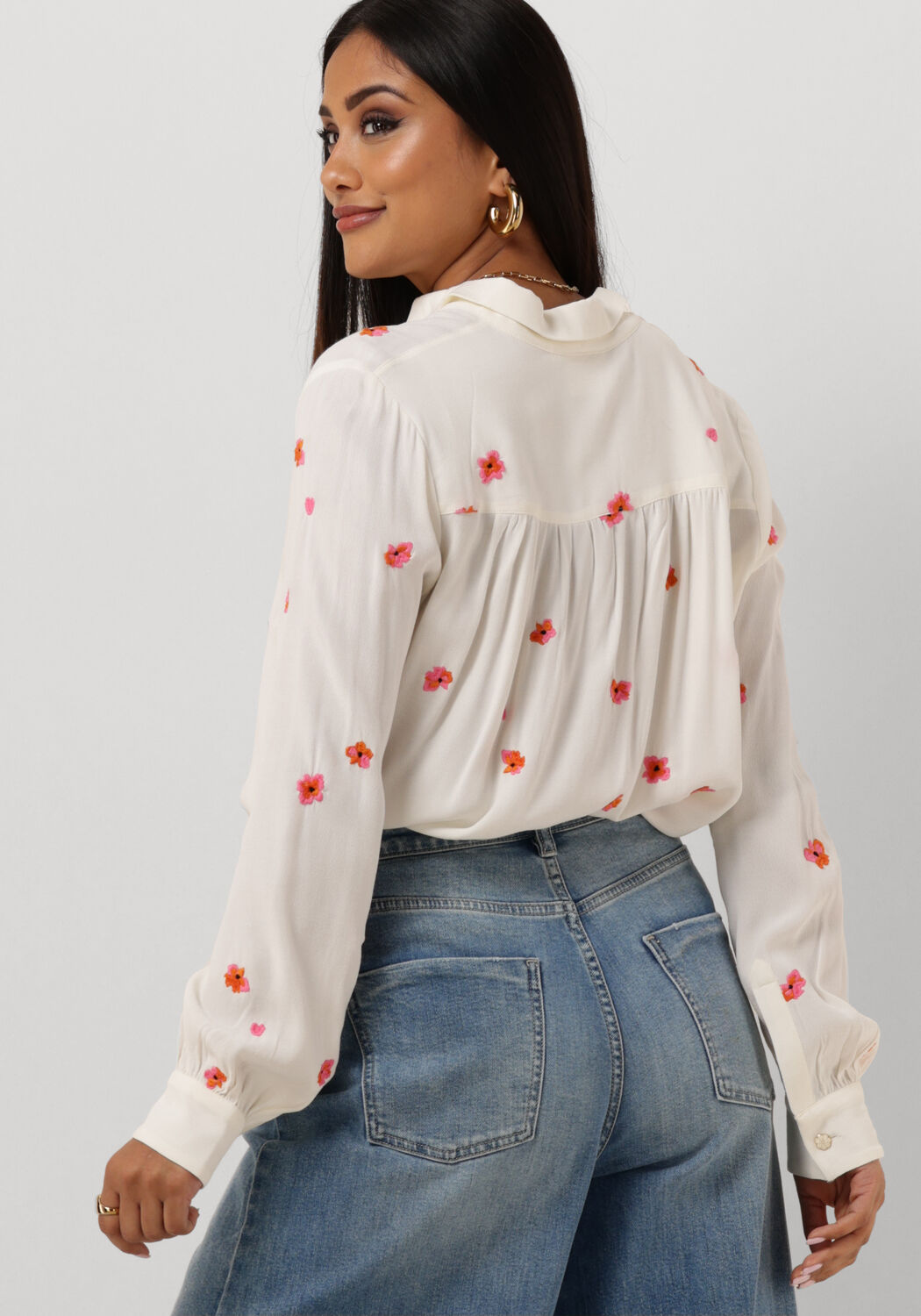 FABIENNE CHAPOT Dames Blouses Lot Embro Blouse Ecru