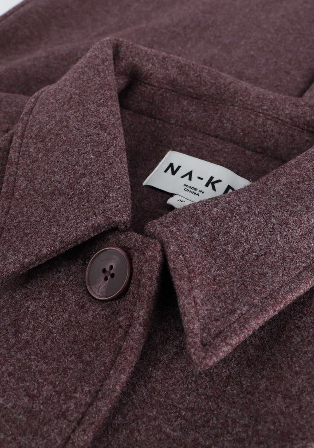 Paarse NA-KD Mantel TRENCHCOAT - large