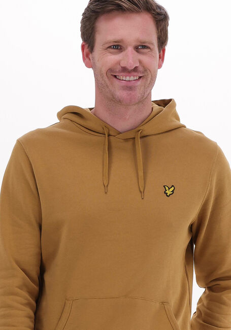Oker LYLE & SCOTT Truien/vesten PULLOVER HOODIE - large