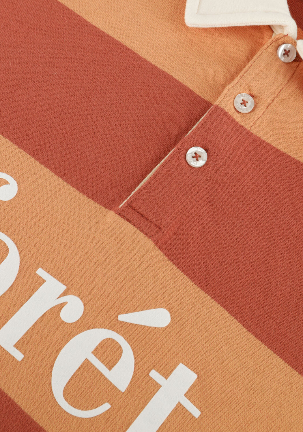 Oranje FOR&Eacute;T Trui MATCH POLO SWEATSHIRT - large