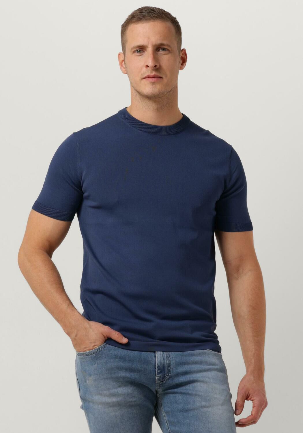 GENTI Heren Polo's & T-shirts K9126-1260 Blauw