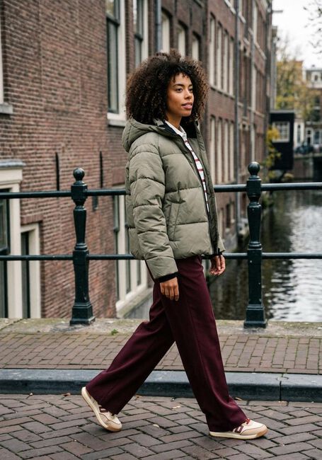 Khaki WITHBLACK Gewatteerde jas WBLGLORIAN PUFFER JACKET - large