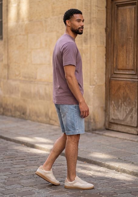 Paarse CAST IRON T-shirt SHORT SLEEVE R-NECK REGULAR FIT SINGLE JERSEY - large