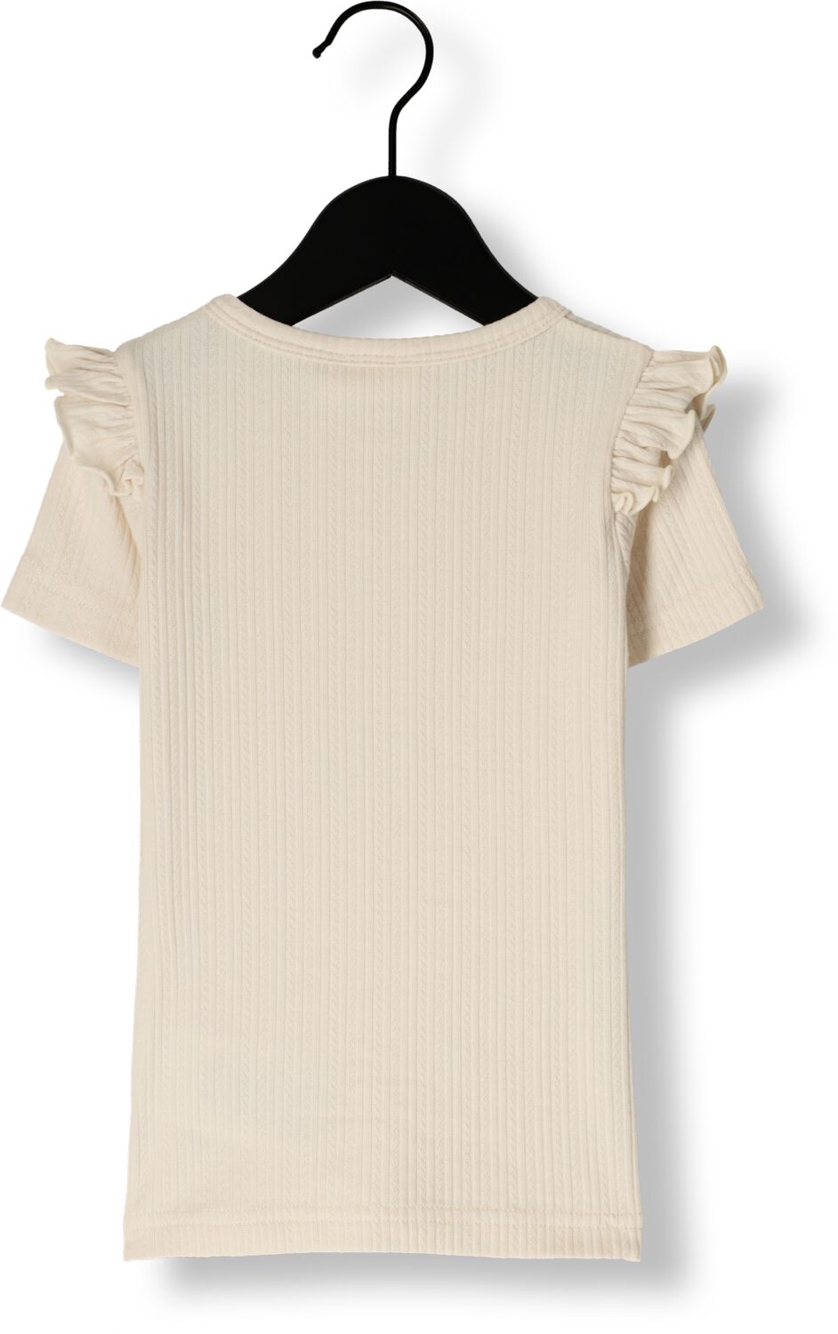 LIL' ATELIER Meisjes Tops & T-shirts Nmffleura Ss Slim Top Lil Ecru