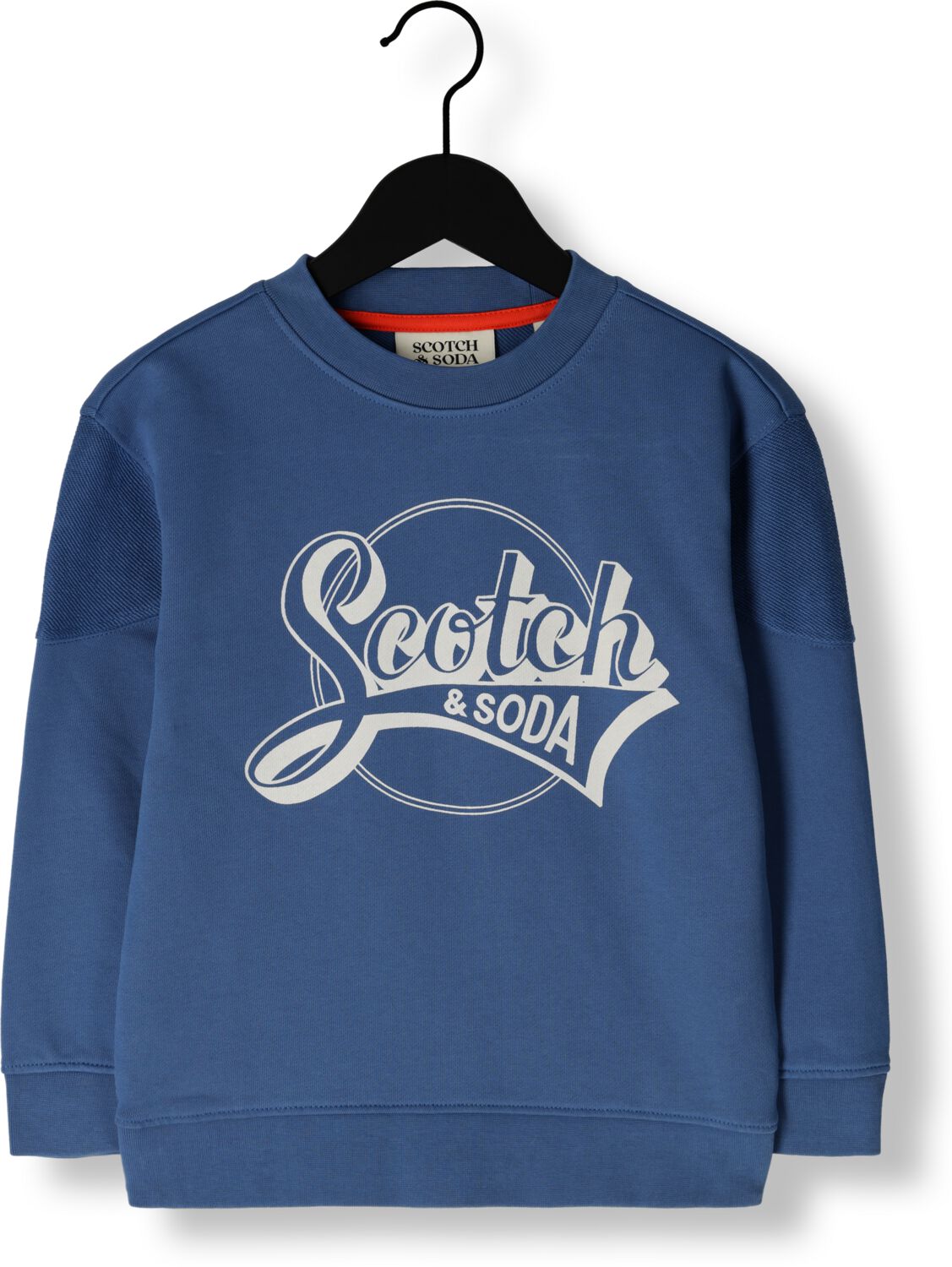 SCOTCH & SODA Jongens Truien & Vesten Artwork Crewneck Blauw