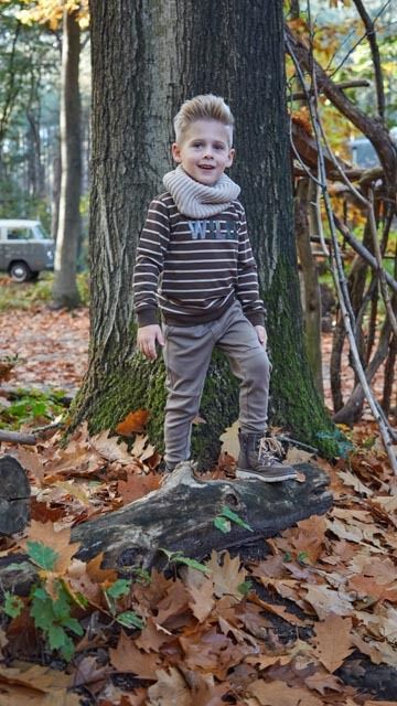 Bruine KOKO NOKO Joggingbroek S488813 - large