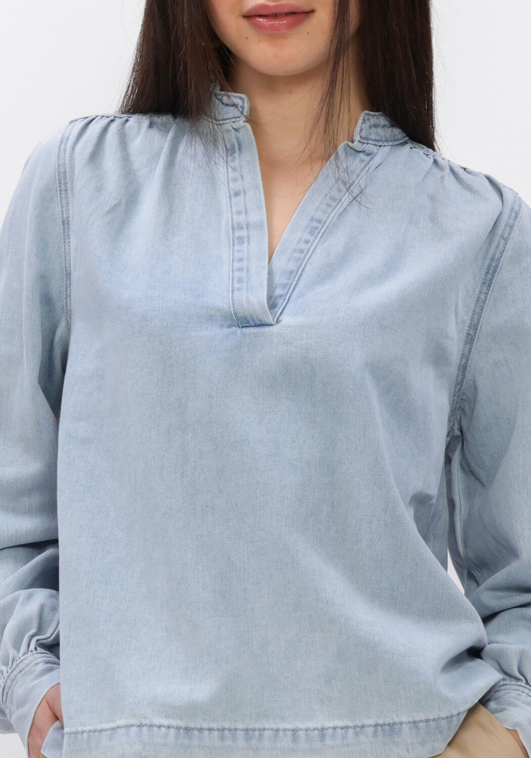 Blauwe GRACE & MILA Blouses SS2617070 - large