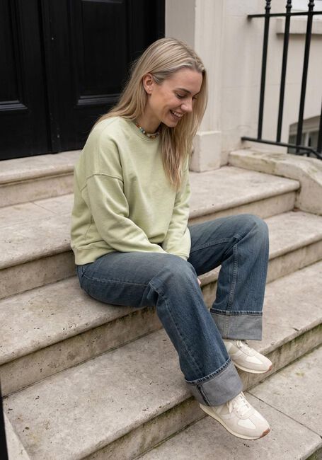 Lime MODSTR&Ouml;M Sweater NIARNMD SWEAT - large
