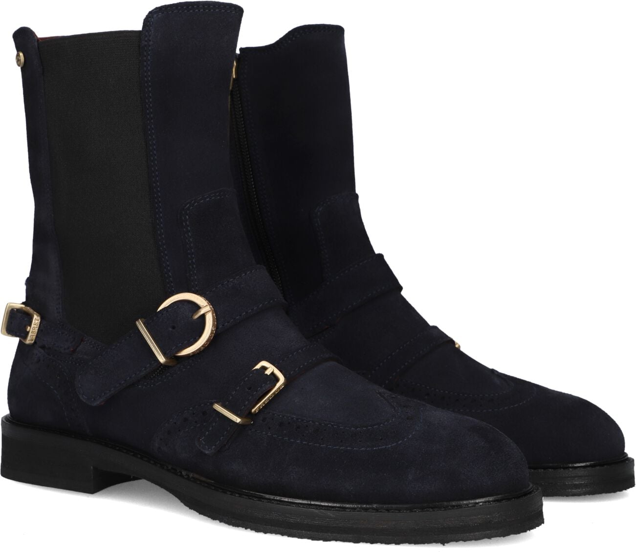 FRED DE LA BRETONIERE Blauwe Boots Paris Edane