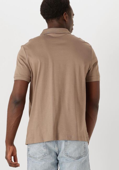 Bruine CALVIN KLEIN Polo LIQUID TOUCH WELT ZIP POLO - large