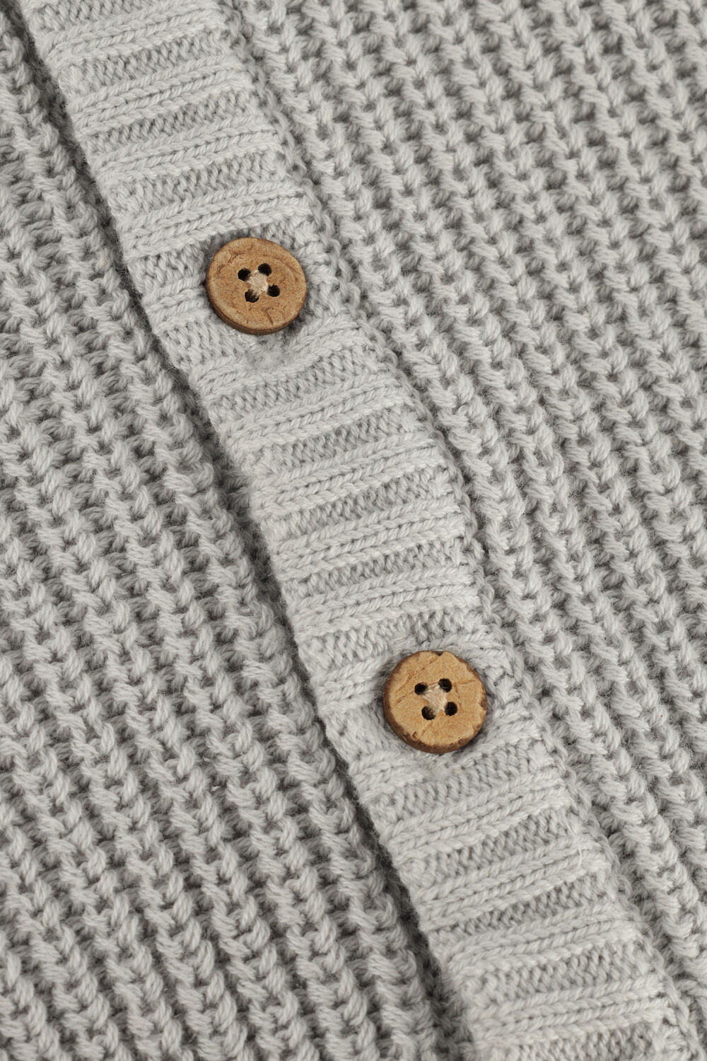 Grijze LIL' ATELIER Vest NBNEMLEN LS KNIT CARD - large