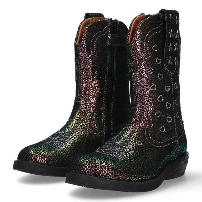 Zwarte BUNNIESJR Cowboylaarzen Romee Rodeo - large