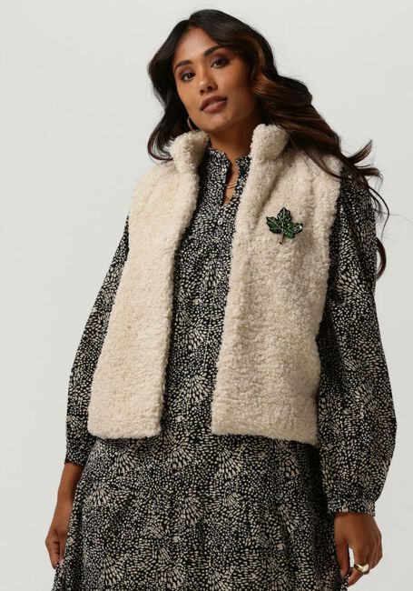 Ecru POM AMSTERDAM Gilet GILET 7124 - large
