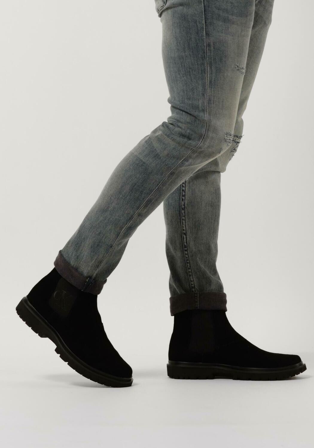 Zwarte CALVIN KLEIN Chelsea boots LUG MID CHELSEA | Omoda