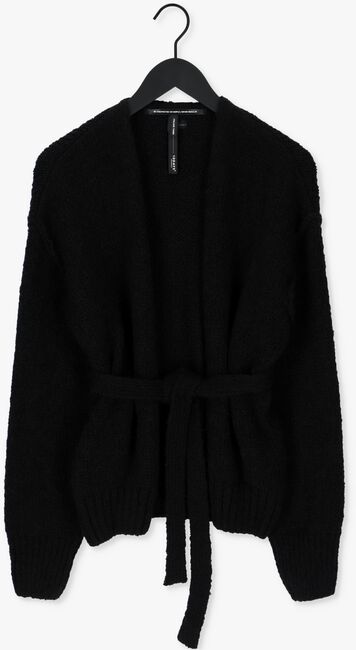 Zwarte 10DAYS Vest SHORT CARDIGAN ALPACA - large