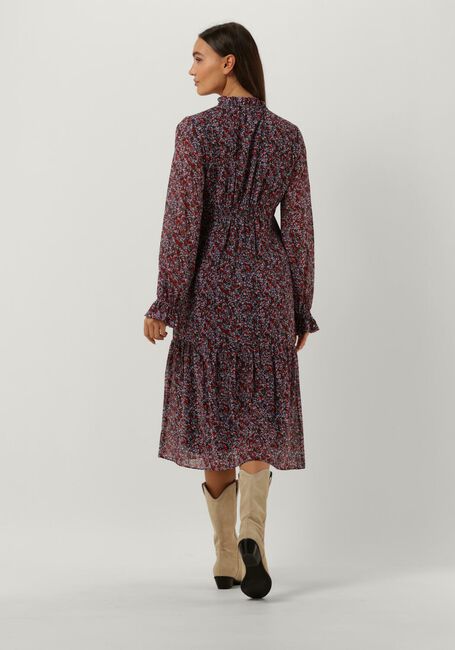 Paarse CATWALK JUNKIE Midi jurk DR RIVER FLOWER - large