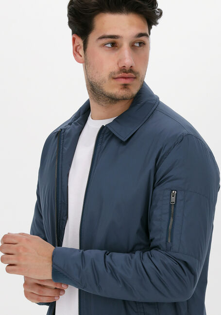 Donkerblauwe SELECTED HOMME Jack SLHROYCE SHORT JKT B NOOS - large