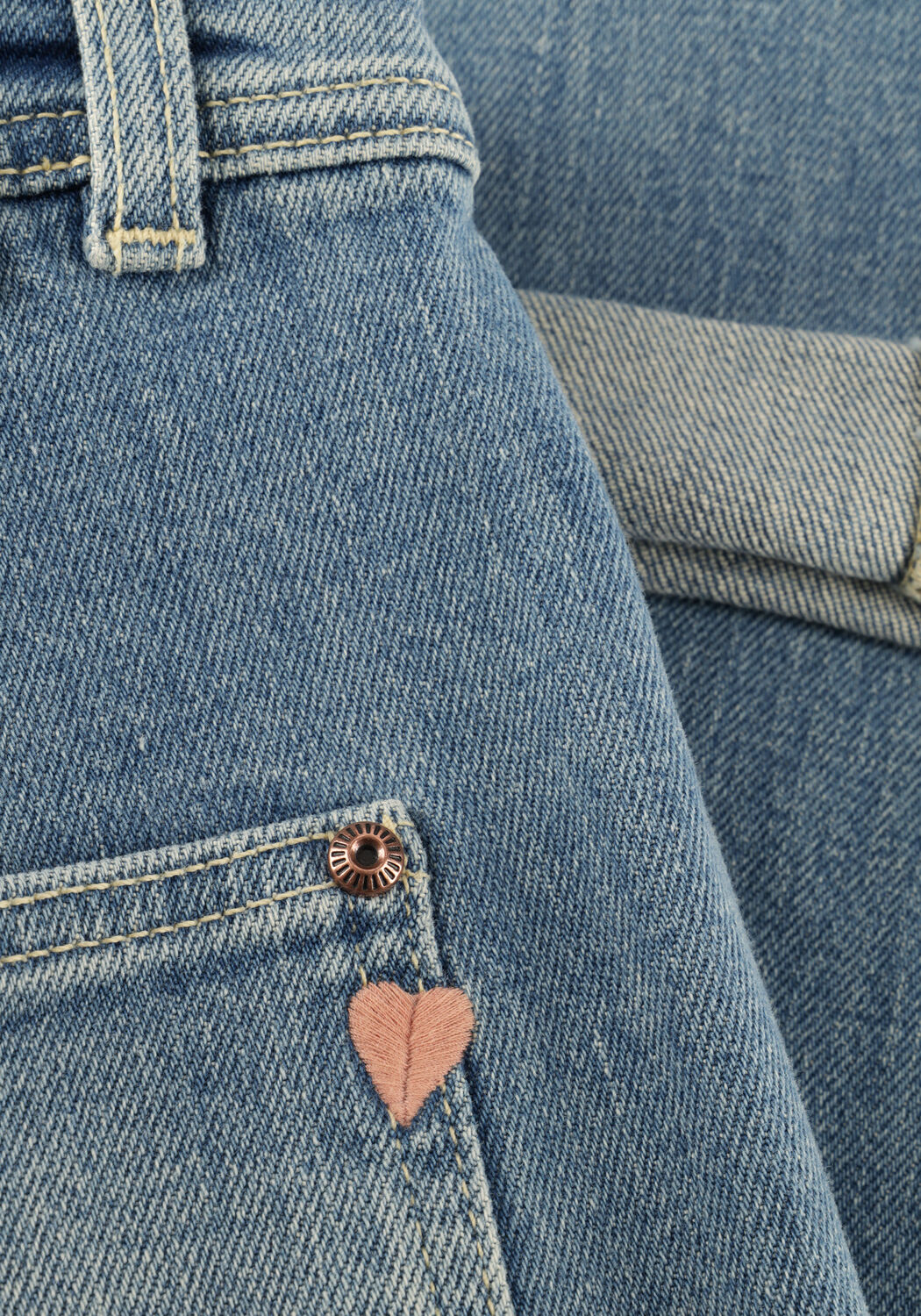 Lichtblauwe MOS MOSH Mom jeans MMAYMEN GALLEON JEANS - large