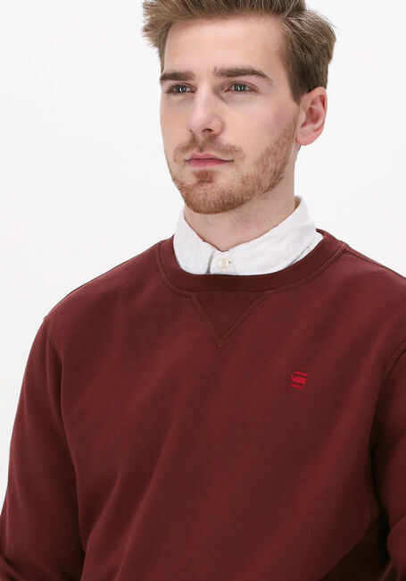 Bordeaux G-STAR RAW Sweater PREMIUM CORE R SW L/S - large