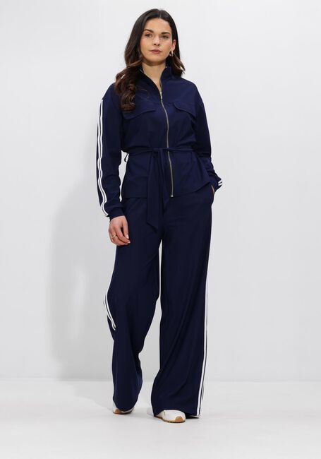 Blauwe PENN & INK Broeken TROUSERS STRIPE - large