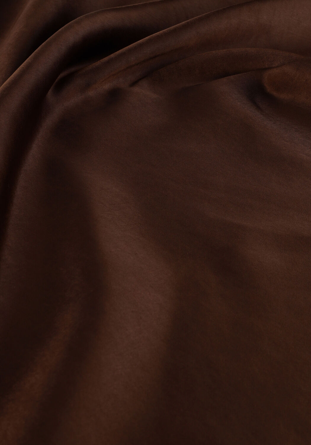 Bruine NOTRE-V Midirok SATIN SKIRT - large