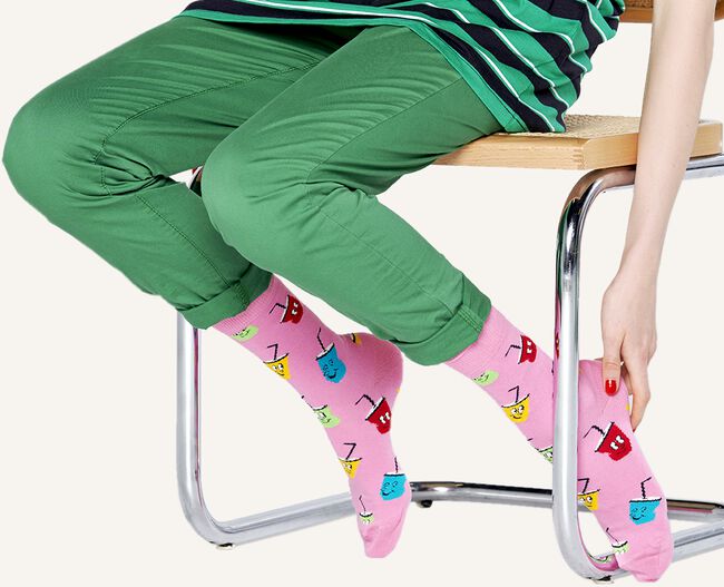 Roze HAPPY SOCKS Sokken SODA Roze HAPPY SOCKS Sokken SODA - large