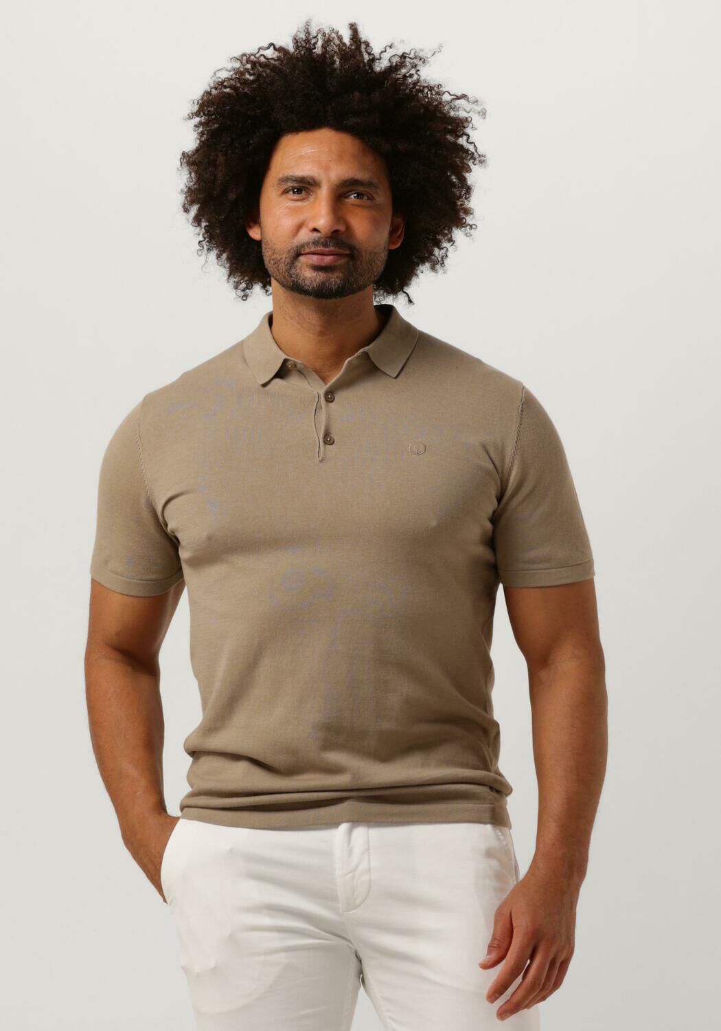 DSTREZZED Heren Polo's & T-shirts Ds_camilo Polo Beige