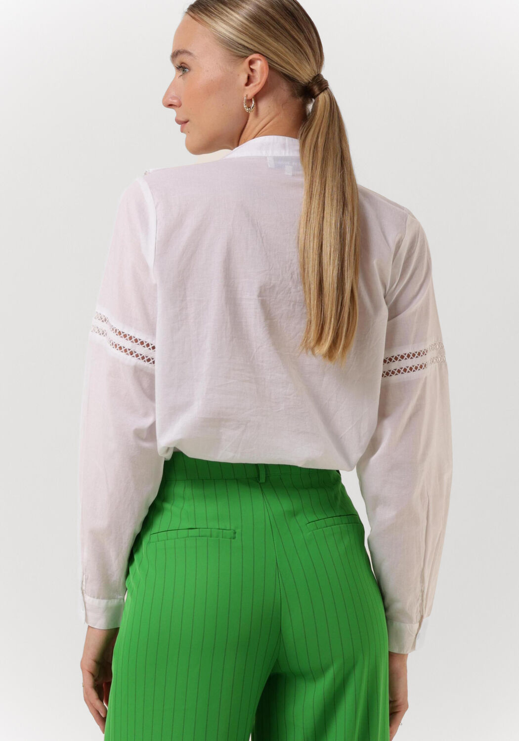 LOLLYS LAUNDRY Dames Blouses Rikshaw Shirt Gebroken Wit