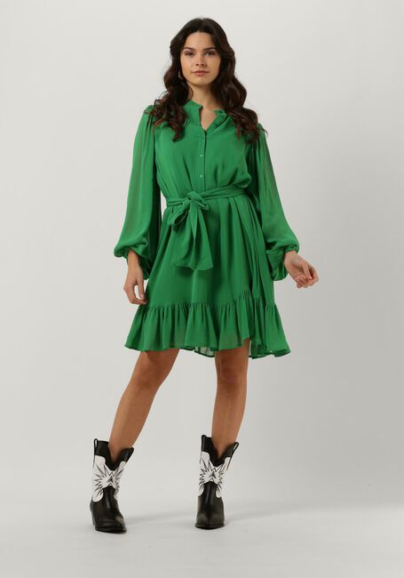 Groene NOTRE-V Mini jurk NV-BLAIR MINI DRESS - large