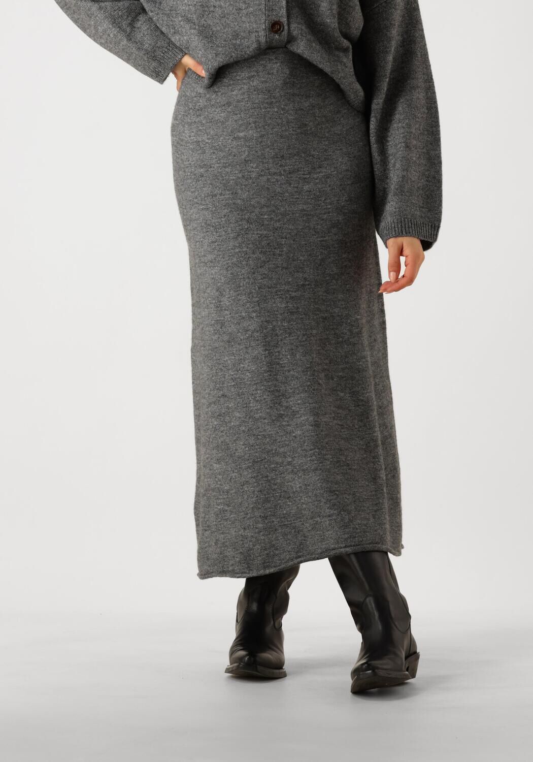 EDITED Dames Rokken Panja Knit Skirt Donkergrijs