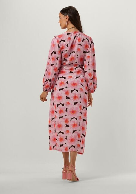 Roze CATWALK JUNKIE Maxi jurk DR PEONY WRAP - large